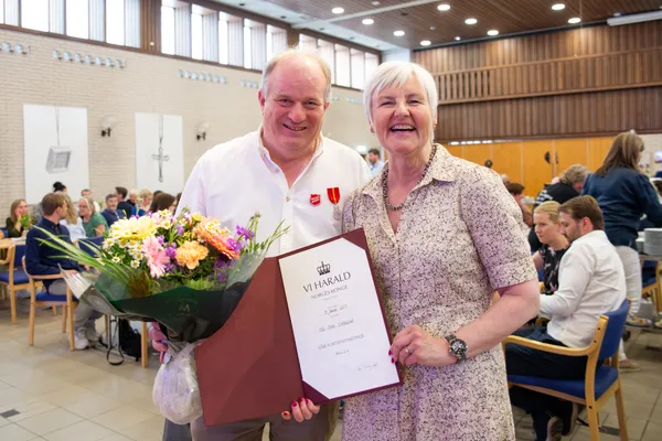 Frode Woldsund er tildelt Kongens fortjenstmedalje